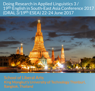 Doing Research in Applied Linguistics 3 / 19th English in South-East Asia Conference 2017 (DRAL 3/19th ESEA)